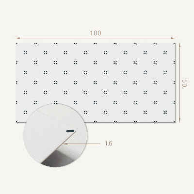 Panel winylowy Minimalistyczny motyw krzyżykowy