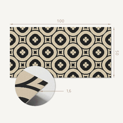 Panel winylowy Wzór kwadratowych figur geometrycznych