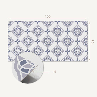 Płyta na ścianę Rombowy wzór w geometrycznym stylu