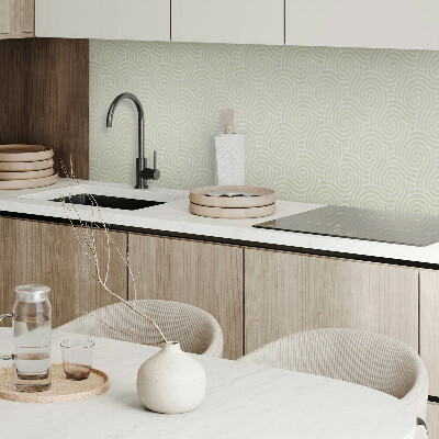 Panel winylowy Spiralne fale w dynamicznym wzorze