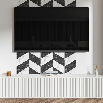 Panel winylowy Marmurowa jodełka w eleganckim stylu