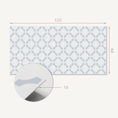 Panel winylowy Wzór geometryczny z elipsami