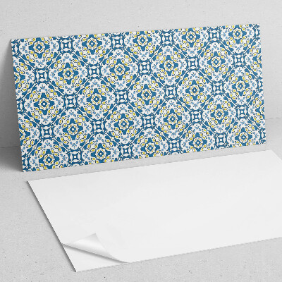 Panel ścienny Geometryczny motyw z kwiatowym akcentem