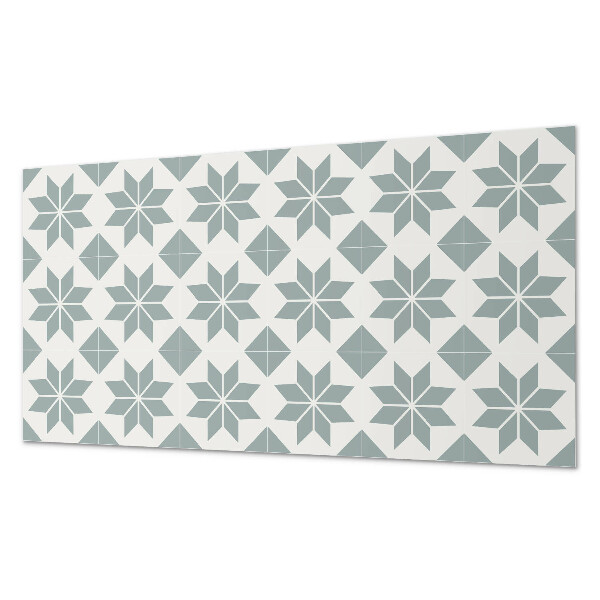 Panel winylowy Kwiatowe motywy w geometrycznym stylu