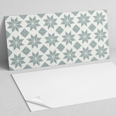Panel winylowy Kwiatowe motywy w geometrycznym stylu