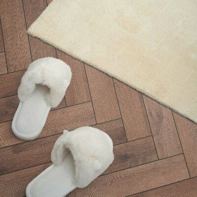 Płyta na ścianę Deski ułożone w jodełkę