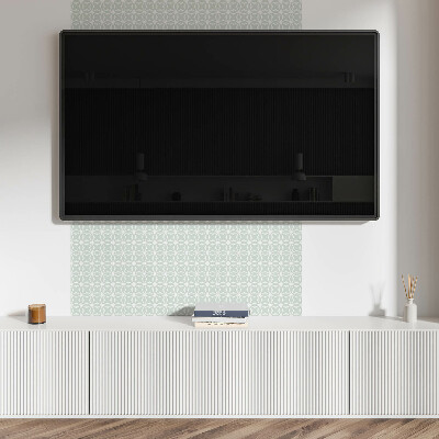 Panel ścienny Kwiatowy wzór w geometrycznych kształtach