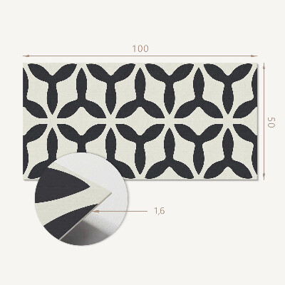 Panel winylowy Elegancki motyw z płetwami
