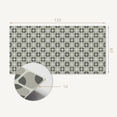 Panel ścienny Kafelkowy motyw geometryczny