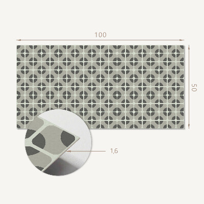 Panel ścienny Kafelkowy motyw geometryczny