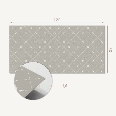 Panel winylowy Wzór rombowy w geometrycznej odsłonie
