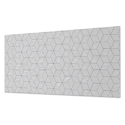 Panel winylowy Heksagonalne liście w dynamicznym stylu