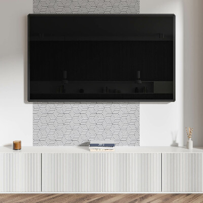Panel winylowy Heksagonalne liście w dynamicznym stylu