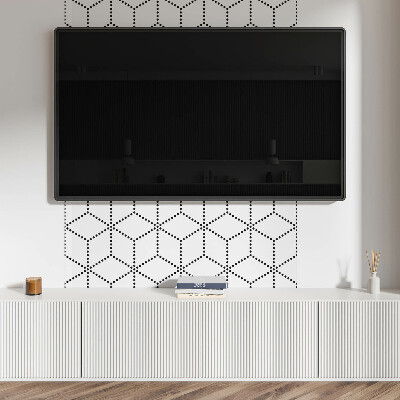 Panel ścienny Heksagonalny motyw z kropek