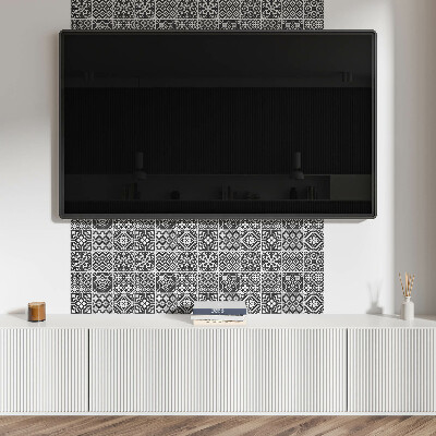 Panel winylowy Geometryczne motywy w płytkach