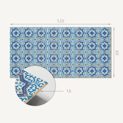 Panel ścienny Kaflowe ornamenty w eleganckim stylu