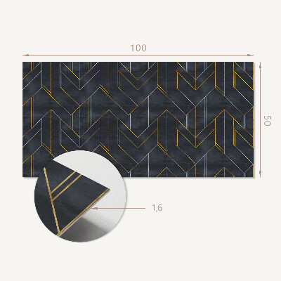 Panel winylowy Wzór linii i form geometrycznych