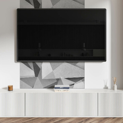 Panel ścienny Abstrakcyjny motyw geometrycznych wielokątów