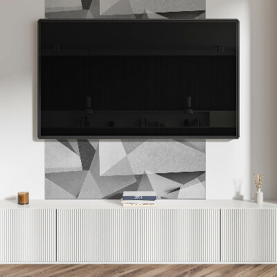 Panel ścienny Abstrakcyjny motyw geometrycznych wielokątów