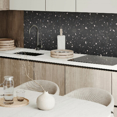 Płyta na ścianę Wzór Terrazzo w abstrakcyjnych kształtach