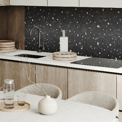 Płyta na ścianę Wzór Terrazzo w abstrakcyjnych kształtach