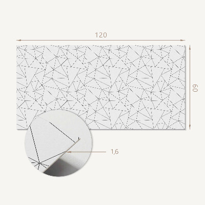 Panel ścienny Wzór linii w geometrycznej formie