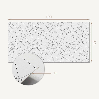 Panel ścienny Wzór linii w geometrycznej formie