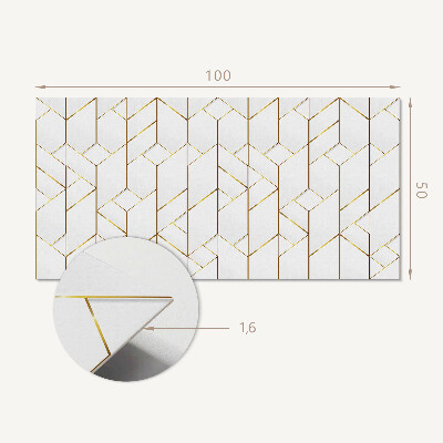 Panel ścienny Stylowe linie w geometrycznym układzie