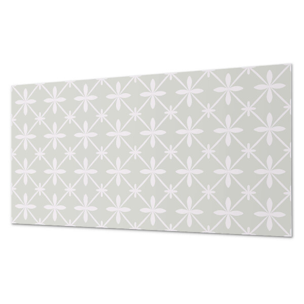 Panel winylowy Kwiatowy motyw w siatce