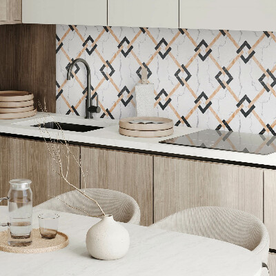 Panel ścienny Nowoczesne marmurowe motywy geometryczne