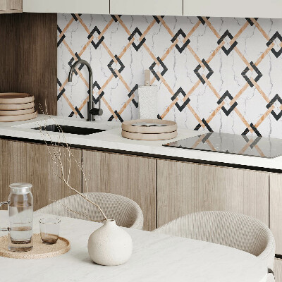 Panel ścienny Nowoczesne marmurowe motywy geometryczne