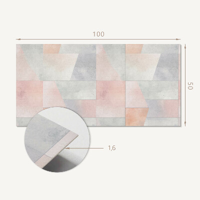 Panel ścienny Pastelowa geometria
