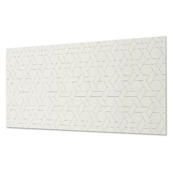 Panel ścienny Heksagonalny motyw geometryczny
