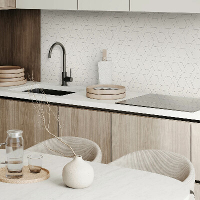 Panel ścienny Heksagonalny motyw geometryczny