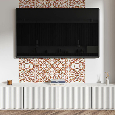 Panel winylowy Kwiatowy wzór ornamentowy