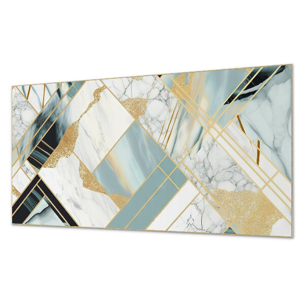 Panel winylowy Marmurowe geometryczne kształty