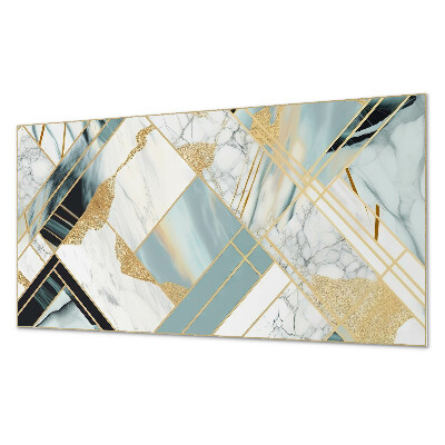 Panel winylowy Marmurowe geometryczne kształty