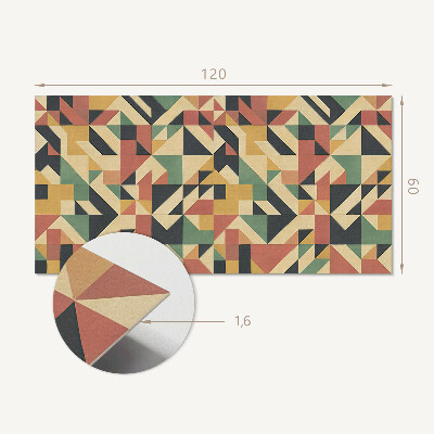 Panel winylowy Geometryczna abstrakcja w nowoczesnym stylu