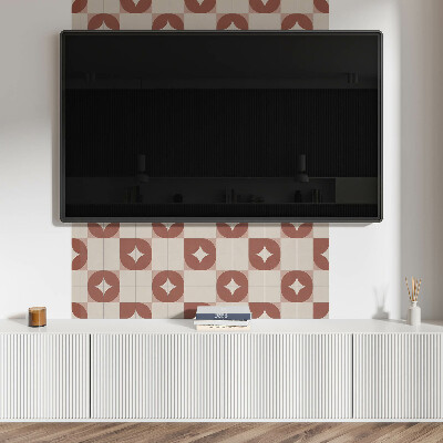 Panel winylowy Geometryczny motyw z kołami