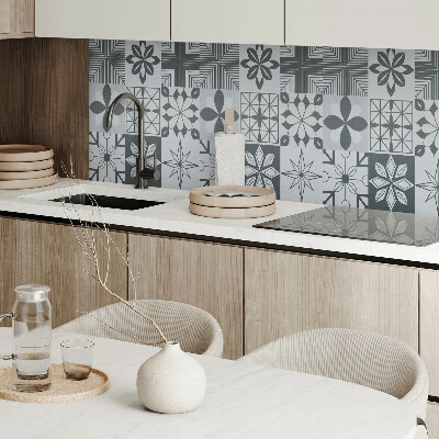 Panel ścienny Wzory w stylu geometrycznej mozaiki