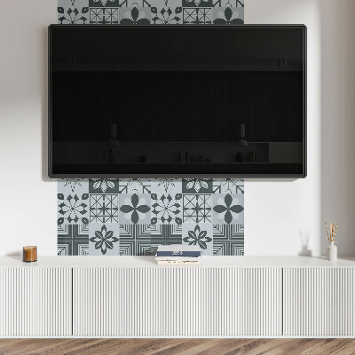 Panel ścienny Wzory w stylu geometrycznej mozaiki