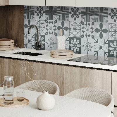 Panel ścienny Wzory w stylu geometrycznej mozaiki