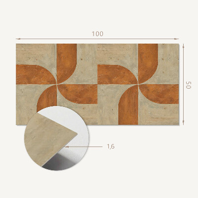 Panel ścienny Wzór łukowej geometrii