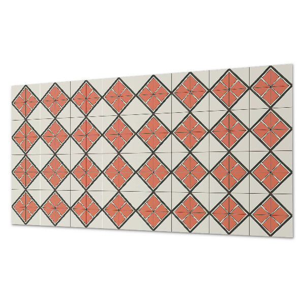 Płyta na ścianę Wzór rombów w stylu geometrycznym