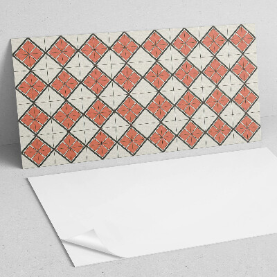 Płyta na ścianę Wzór rombów w stylu geometrycznym