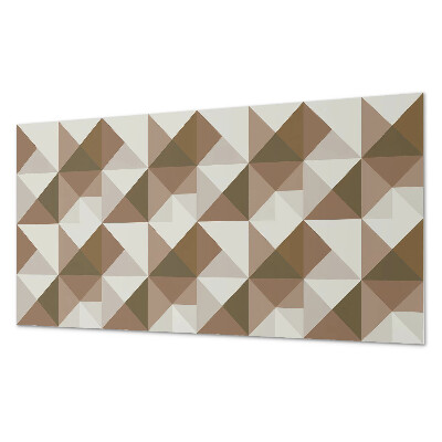 Płyta na ścianę Trójkątna geometria w stylu nowoczesnym