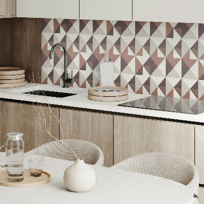 Panel winylowy Abstrakcyjne trójkąty w geometrycznym stylu