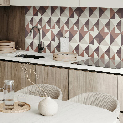 Panel winylowy Abstrakcyjne trójkąty w geometrycznym stylu