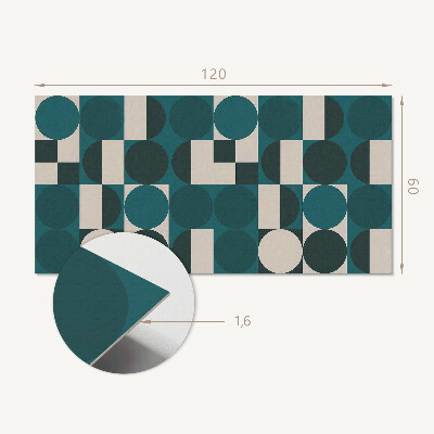 Płyta na ścianę Kształty i formy w geometrycznym stylu