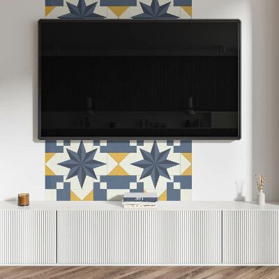 Panel winylowy Geometryczne kształty gwiazdy